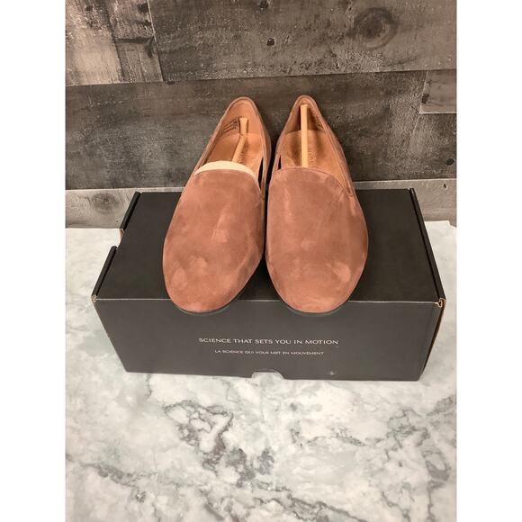 Vionic Women's 8.5M Brown Suede Willa II Slip On Loafers Comfort Casual LB7-3 - Picture 2 of 9